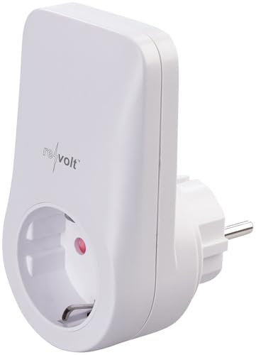 revolt Zubehör zu Funk-Energiekostenmesser: Zusätzliche Steckdose für Energiekosten-Messer SF-700.ext (Digitaler Stromzähler-Steckdosen, Stromkostenmessgerät, Zähler)
