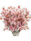Flores de Cerezo Artificiales – 4 Tallos de 40 cm con Flores de Seda Realistas – Ramos Frondosos para Decoración de Hogar, Bodas, Jardines y Eventos