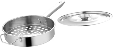 BAZEITFLOW Colino Rete in Acciaio Resistente alla Ruggine per Cottura con Larghi Mestolo Scolapasta Maneggevole per Hot Pot e Gamberetti per Cucina Tradizionale Cinese