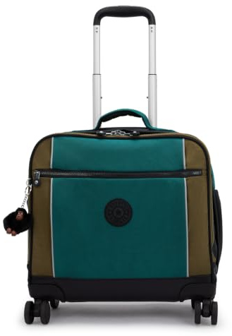 Kipling NEW STORIA Borsa grande con ruote, Carry On, Black Khaki Bl (Nero)