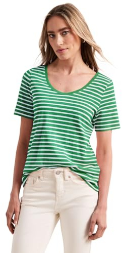 Damen T-Shirts mit Rounded V-Neck im 2er-Pack