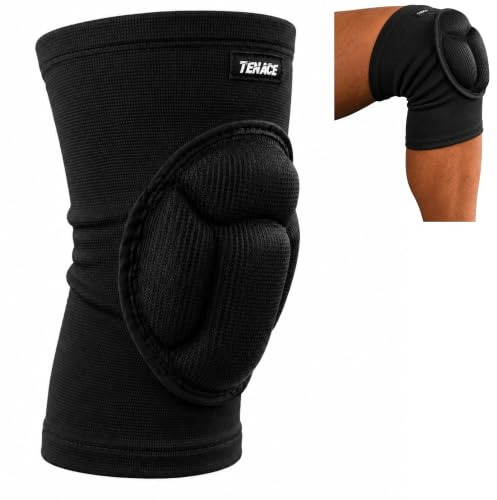 Tenace Rodillera Impact para MMA con Acolchado de Alta Protección – Rodillera BJJ para Jiu Jitsu, Grappling, Wrestling, Judo y Muay Thai – Absorción de Impactos y Máxima Comodidad (Negro, Large)