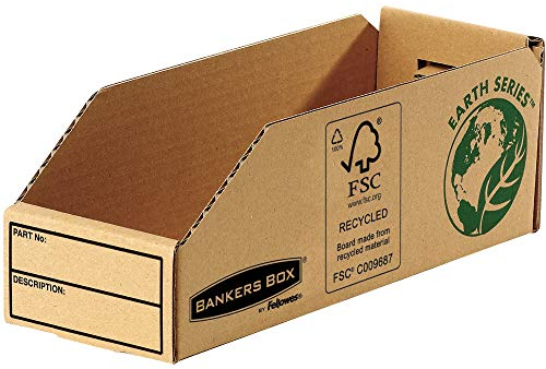 Bankers Box Earth Series - Bandeja de cartón, ancho 98 mm, marrón