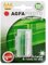 AgfaPhoto 132803944 AgfaPhoto 132-803944 Micro Batterien 2 Stück Ready-to-Use Accu 950mAh AAA grün-Silber