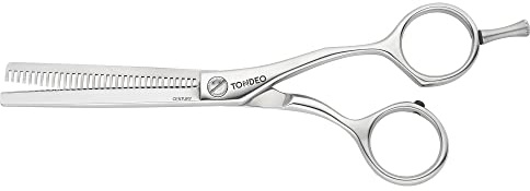 TONDEO Modellierschere CENTURY Offset 5.75 Texturierschere mit 36 Zähnen mit Prismenschliff im ergonomischen Offset Design