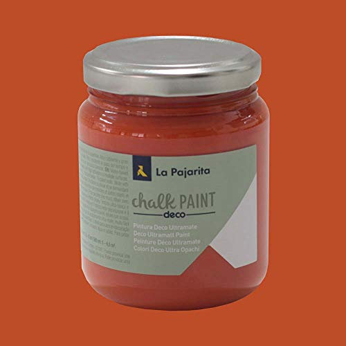 La Pajarita 103537 Pintura para Decoración y DIY, Chalk, 1, Naranja Nepal