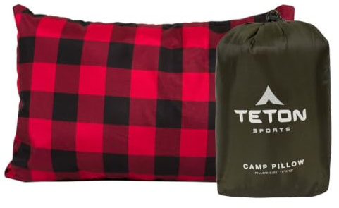 Teton Sports Campingkissen, ideal für Reisen, Camping und Rucksackreisen, waschbar
