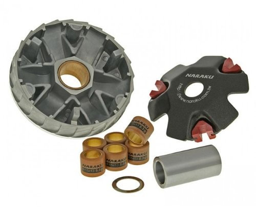 Variomatik Naraku Performance, inkl. Gewichte (5,3gr.) , z. B. Rex RS450 4-Takt Baumarkt, Chinaroller, 4-Takter, Baotian, BT49QT, Rocky, Benzhou, City Star, Formular 2000, 3000, One, Retro YY50QT, Buffalo, Silver, Speedy, Tanco, TVZ, Warrior, Wind, ZX, Dotero, Epella, GMX, Ering, Red Wing, Silver Fox, Smart Rider, Sprint, Flex, Tech Fun, Hurrican, Topdrive, Topspeed, Huatian, HAT, Italjet Mini, Jack Eco GT, Speed JMSTAR, Accipiter, Breeze, Eagle, Falcon, Sunny, Z-Bike, Zeus, Jonway, Kymco, Ag...