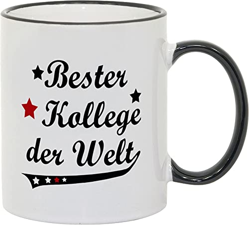 Tasse Bester Kollege der Welt Vintage Style - Geschenk