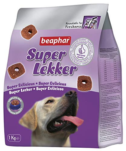 BEAPHAR - Super Lekker - Vollwertige Mahlzeit - Für Hunde - Rind, Getreide, Gemüse - Premium Qualität - 1 kg