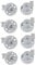 First4Spares Replacement Upper Basket Wheels for Bosch & Siemens Dishwashers (Pack of 8)