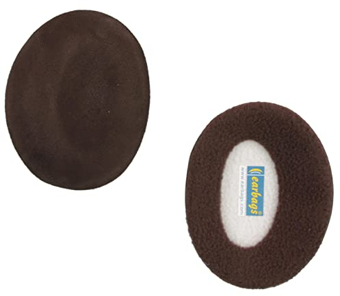 Earbags Ohrenwärmer Fashion, Wildleder Braun, S