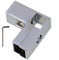 RDEXP Aluminum Alloy 3 Way L Shape Square Tube Clamp Tube Connector Pipe Fittings