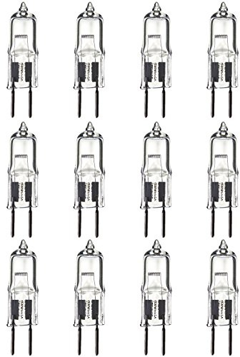 Sunlite 40615-SU Q35/GY6/12V Halogen 35-Watt Single Ended T3.5 Light Bulb, 525 Lumens, 12 Volts, GY6.35 (Bi-Pin) Base, Clear, 2000 Hour Life Span, 3200K - Warm White 12 Pack