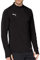 PUMA Final Half Zip Long Sleeve Mens Training Top - Black