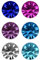 Fake Bauchnabelpiercing Sticker Glitzer Strass Stein Kinder Test Illusion