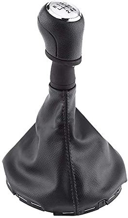 Minyinla 6 Gang Auto Schaltknauf Stick mit Kofferraumrahmen Kit Getriebe Shift Knop Gamasche Boot Cover für Transporter T5/T6 (2003-2011) Popular