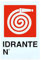 DOBO 12x Cartello IDRANTE N Plastificato 20x30 cm Targa segnaletica direzionale Sicurezza sul Lavoro Tabella Avvertimento in plastica 12 cartelli PVC