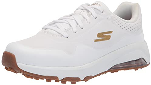 Skechers Damen Skech-air DOS Relaxed Fit Spikeless Golfschuh, Weiss/opulenter Garten, 39.5 EU