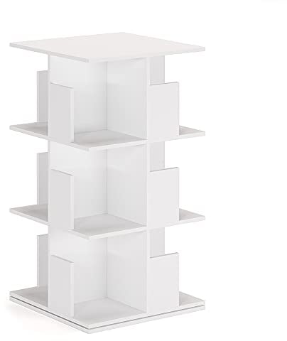 Vicco Bücherregal Alfa, Regal für Bücher, Weiß, 60 x 111 cm