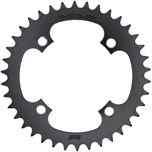 Esjot Universal Kettenblatt Schwarz 38 zähne