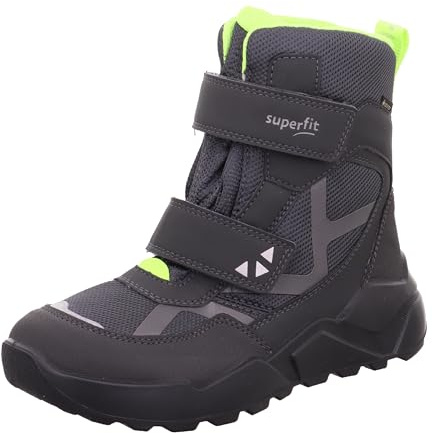 Superfit Rocket warm gefütterte Gore-Tex Schneestiefel, GRAU/GELB 2000, 37 EU