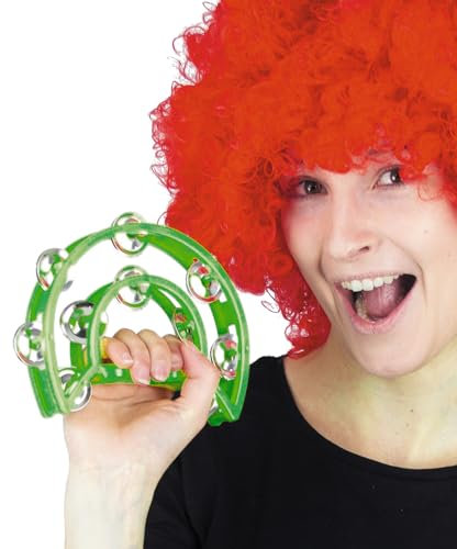 Tambourin vert 40 cm - Vert - Taille Unique