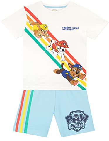 Paw Patrol Boys Top and Shorts Set Multicolour 6-7 Years