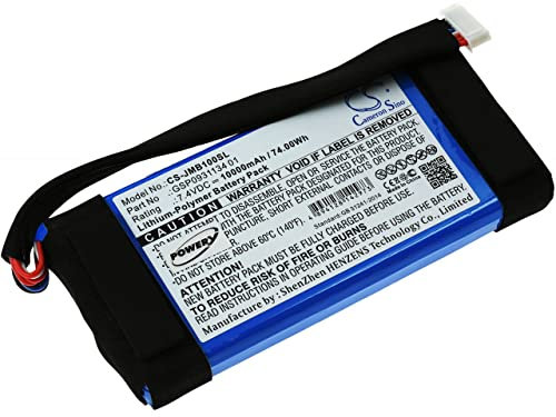 Powery Batería para Altavoz JBL Boombox