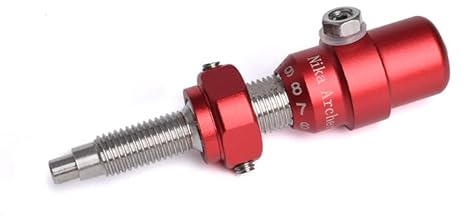 ELONG OUTDOOR Bogenschießen Kissen Kolben Pfeilauflagen Cushion Plunger Rostfreier Stahl Button Plunger Einstellbar RH/LH für Recurvebogen Bogensport Zubehör