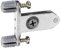 1 paire Supports frontaux (version à cheviller 10 x 11,5 mm) Fixation frontale pour Systèmes de tiroirs JUNKER-SLIM blanc Hauteur 84 mm de SOTECH