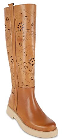 Stivali in Pelle Traforata Donna - Taglia 40