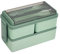MENAYODA 1400ML Lunchbox mit 3 Fächer & Löffel Gabel,Bento Box Auslaufsicher Brotdose für Schule, Arbeit, Picknick Reisen,Mikrowelle/spülmaschinenfest,Brotzeitbox für Kinder Erwachsene (Grün)