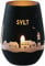 Goodtimes Windlicht Sylt Skyline (Schwarz & Silber)