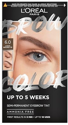 L'Oréal Paris Brow Color Tinte De Cejas Semipermanente, 6.0 Light Brunette