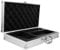 Abaodam Radio Mic Case Metal Mic Box for Handheld Microphone and Audio Card Shockproof Protective Case