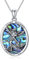 PROESS Saint Michael Halskette 925 Sterling Silber Erzengel Michael Anhänger Kette katholischer Schmuck Religiöse Geschenke für Frauen Männer