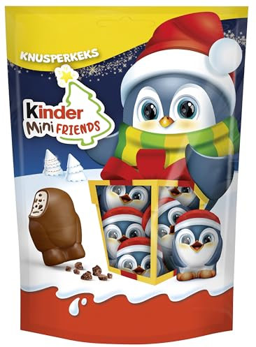 kinder Mini Friends Knusperkeks – leckere Schokoladen-Spezialität zu Weihnachten – 122g