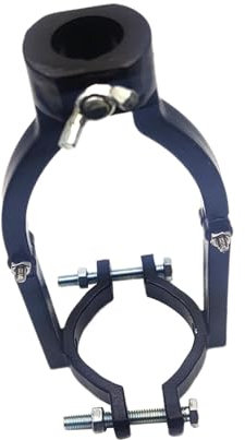 Milageto Staffa di fissaggio per trapano a foro quadrato, accessorio per trapano, accessorio per utensile elettrico, trapano per posizionamento per la, nero