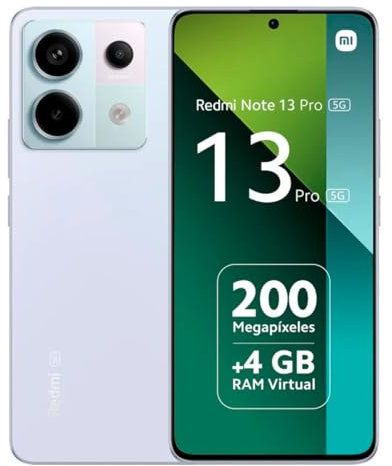 Xiaomi Redmi Note 13 Pro 5G Smartphone 8+256GB, Aurora Purple (Ricondizionato)