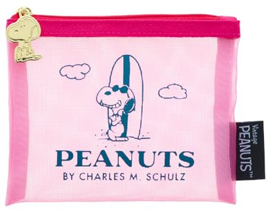 Sunstar Stationery S2332485 Pochette Snoopy Mini Bon Voyage! Rose, Rose, Pochette