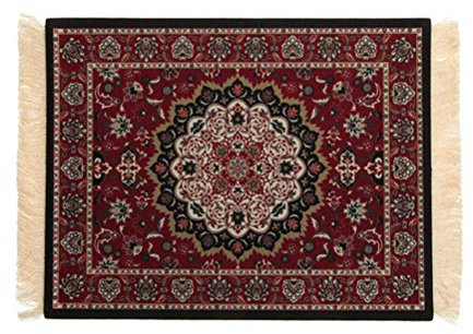 SUPYINI Mouse Pad, Rug Mouse Pad, Oriental Persian Carpet Mouse Mat Computer Mousepad for Table Decor (A)