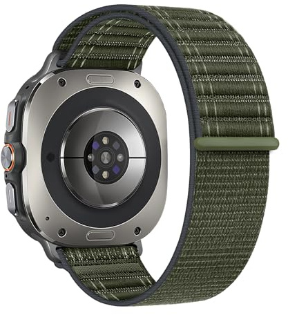 Pulseras trenzadas para Samsung Galaxy Watch 7 6 5 4 FE pulsera de 40 mm 44 mm/6 & 4 Classic 43 mm 47 mm 42 mm 46 mm/5Pro 45 mm Hombre Mujer Un Clic Nylon Stoffband Sport Band para Galaxy Watch Ultra