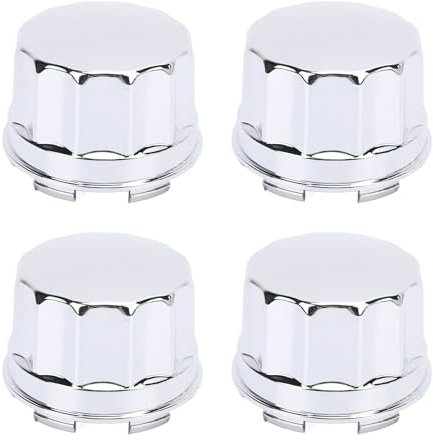 ATV Center Wheel Hub Cap Cap Deckung, Elektroplierendes Finish, Sportliches und Aggressives Aussehen, Breite Anwendungsbereich, Schützt Hubs vor Staub, Stabil und Einfacher