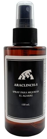 ARACLINCH Spray Grip Padel zur Verbesserung der Griffigkeit von Händen und Schlägern – 150 ml – Rutschfester Padel-Griff, Pole, Tennis, Fußballhandschuhe, Minzduft.