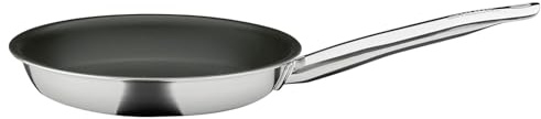 Spring Brigade Ultimate Bratpfanne 20 cm | natürlicher Antihafteffekt, kratzfest, backofenfest, für alle Herdarten, 18/10 Edelstahl innen, 5-Lagen Mehrschichtmaterial
