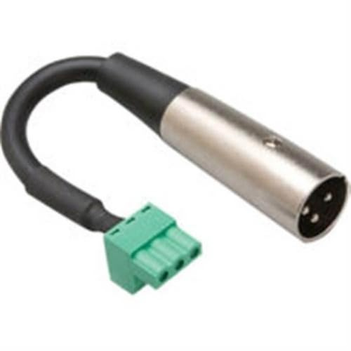 Adaptateur XLR-euroblock - Adaptateur 1 Canal avec câble de 12 Pouces, idéal pour Les connexions Audio Professionnelles.