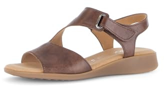 Gabor Damen Riemchensandalen, Frauen Sandalen,einlege-Sohle,geschlossen,Holly-Jolly,Navy,Nappa-Leder,Night-Blue,Off-White,Peanut,44 EU / 9.5 UK