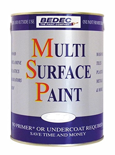 Bedec BEDE2KCB001/29 Multi Surface Paint Matt ,Light Grey ,750 ml