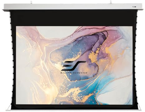 ELITE SCREENS écran motorisé encastrable Evanesce Tab Tension B 266 x 149 cm, 16:9 Format 120 Pouces, ETB120HW2-E8